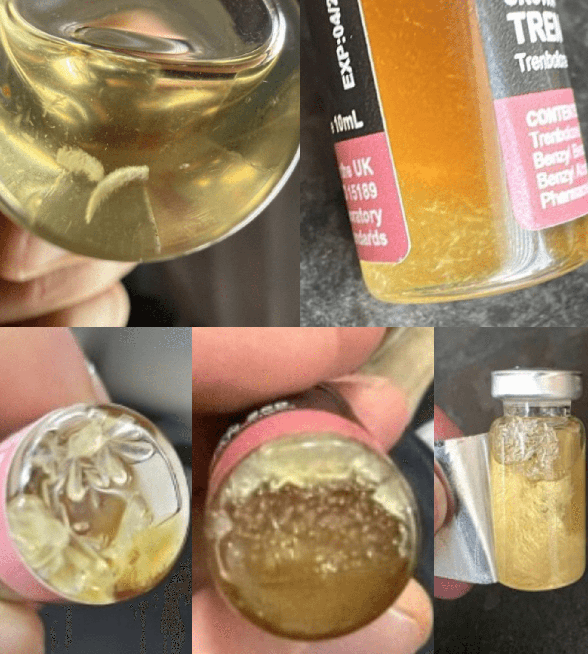 Contaminated vials from SteroidSafe investigation